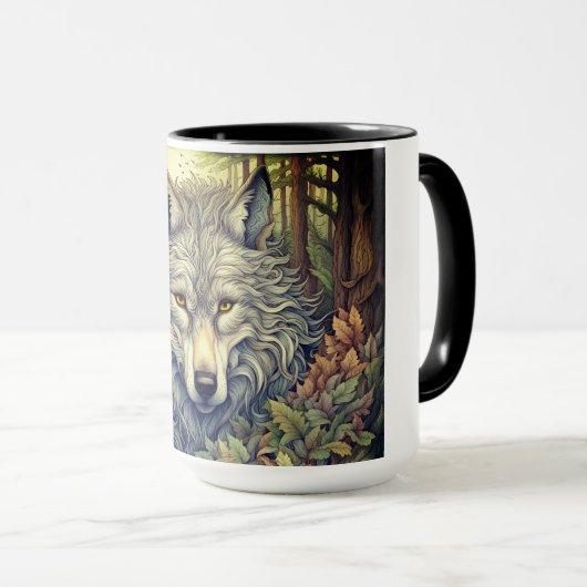 Gray Wolf Tasse (VorderseiteRechts)