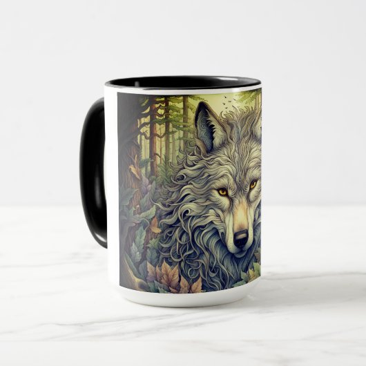 Gray Wolf Tasse (Vorderseite Links)