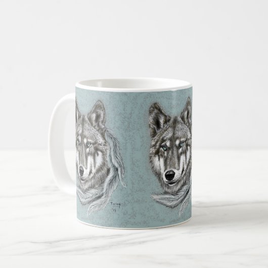 Gray Wolf Tasse (Vorderseite Links)