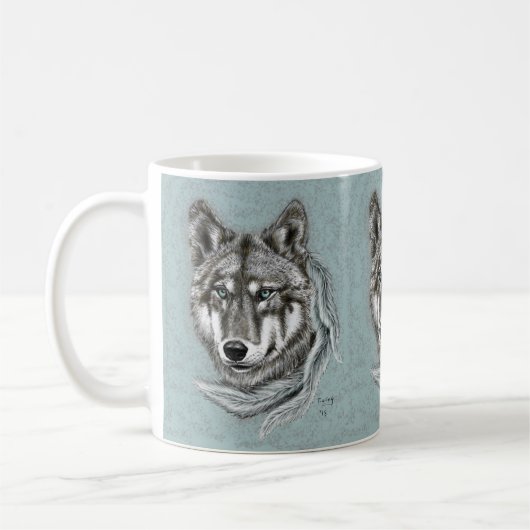Gray Wolf Tasse (Links)