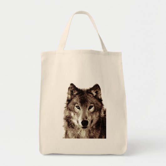 Gray Wolf Tragetasche (Vorne)