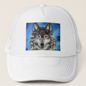 Gray Wolf Truckerkappe (Vorderseite)