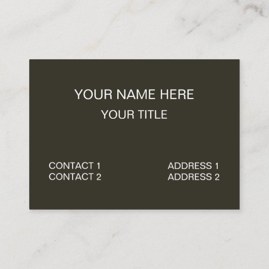 Gray Wolf Visitenkarte (Rückseite)