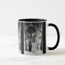 GRAY WOLF Wildlife Geschenke Tasse