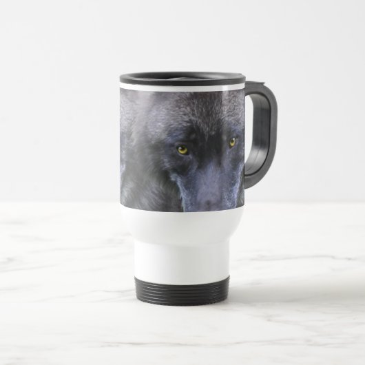 GRAY WOLF Wildlife Gift Tasse (VorderseiteRechts)