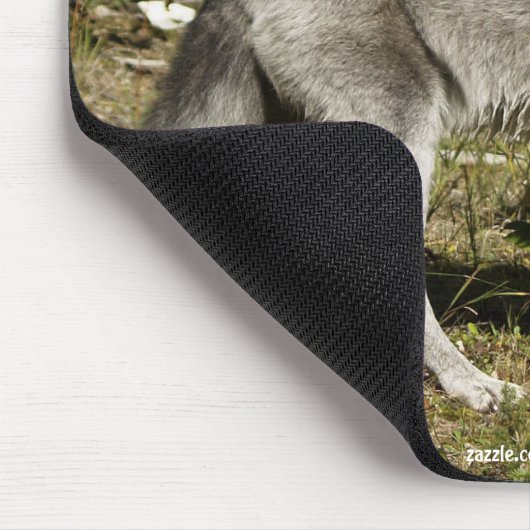 Gray Wolf Wildlife Mouse Pad Mousepad (Ecke)