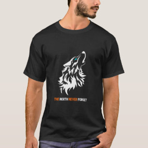 Gray Wolf Wolves Howling North Full Moon T-Shirt