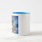 Gray Wolf Zweifarbige Tasse (Mittel)
