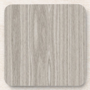 Gray Wood Grain Getränkeuntersetzer