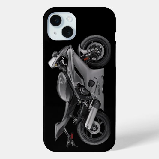 Gray Yamaha Yzf-R6 Motorrad Case-Mate iPhone Hülle (Rückseite)