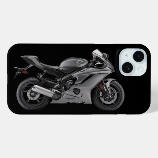 Gray Yamaha Yzf-R6 Motorrad Case-Mate iPhone Hülle (Rückseite (Horizontal))