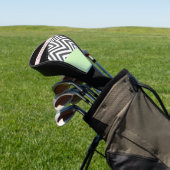 Gray Zigzag, grau Zickzack, Mint, Ihr Name Golf Headcover (In SItu)