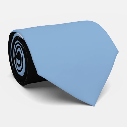 Gray Zigzag, grau Zickzack, Zigzag Muster, blau Krawatte (Gerollt)