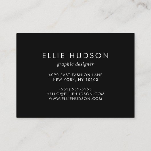 Gray Zigzag, grau Zickzack, Zigzag Muster, blau Visitenkarte (Rückseite)