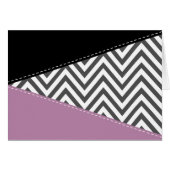 Gray Zigzag, grau Zickzack, Zigzag Muster, Lila (Vorderseite (Horizontal))