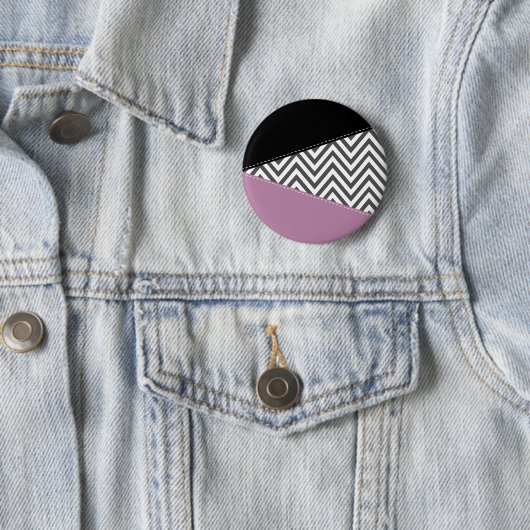 Gray Zigzag, grau Zickzack, Zigzag Muster, Lila Button (Beispiel)