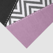 Gray Zigzag, grau Zickzack, Zigzag Muster, Lila Seidenpapier (Ausschnitt)