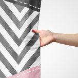 Gray Zigzag, Gray Chevron, Zigzag Pattern, Pink Schal<br><div class="desc">Elegant,  stylish and sophisticated zigzag (chevron) pattern in gray and white color with pink and black patches of color. Modern and trendy gift,  perfekt for the zigzag lover in your life.</div>