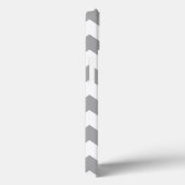 Gray Zigzag Muster Case-Mate iPhone Hülle (Rückseite / Rechts)