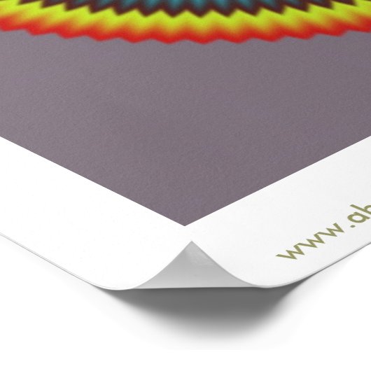 Gray Zone Mandala Poster (Ecke)