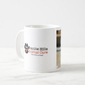 Graycie Claire Granit-Hügel-Tierpflege-Logo-Tasse Kaffeetasse (Vorderseite Links)