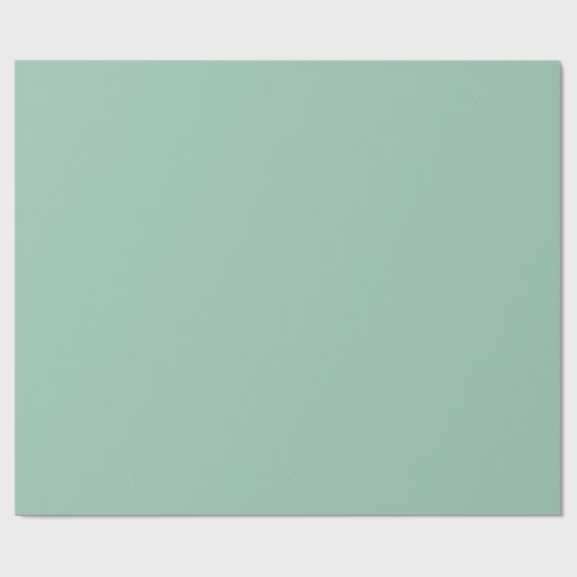 Grayed Jade Geschenkpapier (Flach)