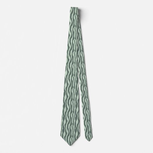 Grayed Jade Shapes Classy Krawatte (Vorderseite)