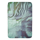 Grayisches Minzmosaik mit leicht geschnitztem Sati Badematte (Vorderseite Vertikal)