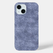 Grayish Blue Denim Pattern Case-Mate iPhone Hülle (Rückseite)