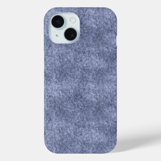 Grayish Blue Denim Pattern Case-Mate iPhone Hülle (Rückseite)