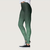 Grayish Green Dunkgreen rustic ombre Leggings (Links)