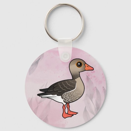 Graylag Goose Schlüsselanhänger (Vorderseite)