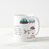 Grayling, MI und See Margrethe Notfall Kaffeetasse (VorderseiteRechts)