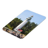 Grays Harbour Lighthouse in West Port, WA Magnet (Linke Seite)