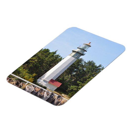 Grays Harbour Lighthouse in West Port, WA Magnet (Linke Seite)