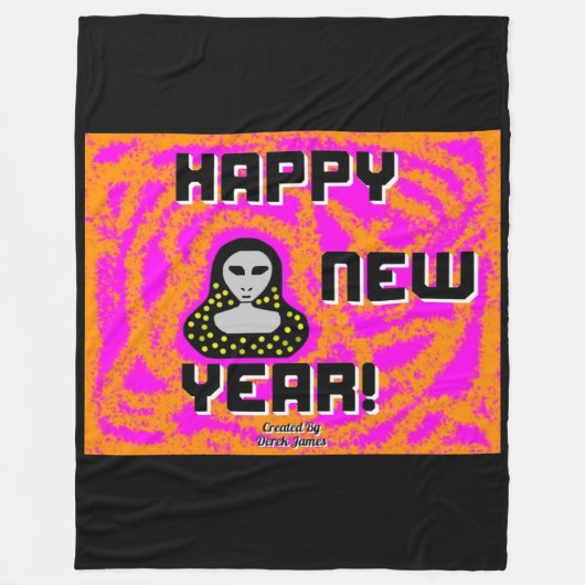 Grays New Year will Large Fleece Blanket (Vorderseite)