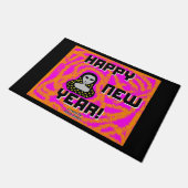 Grays New Year wünscht Door Mat Fußmatte (Schrägansicht)