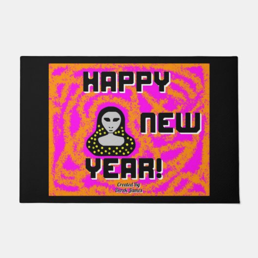 Grays New Year wünscht Door Mat Fußmatte (Vorderseite)