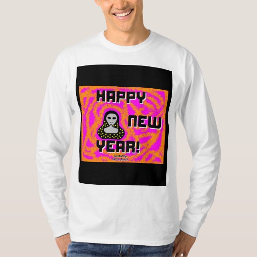 Grays New Year wünscht Men's Long Sleeve Shirt (Vorderseite)