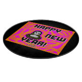Grays New Year wünscht Round Cutting Board 30,4 cm Schneidebrett (Ecke)