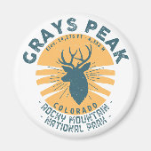 Grays Peak Colorado Wandern Magnet (Vorne)