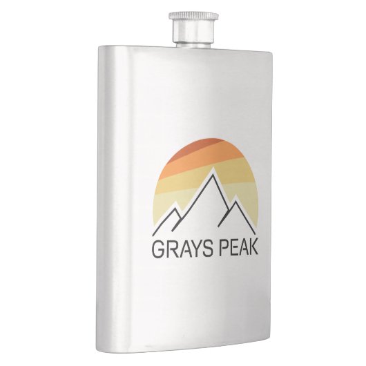 Grays Peak Retro Flachmann (Rechts)