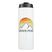 Grays Peak Retro Thermosbecher (Vorderseite)