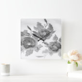 Grays Quadratische Wanduhr (Zuhause)