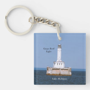 Grays Reef Light Acrylschlüsselkette Schlüsselanhänger