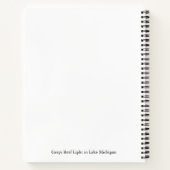 Grays Reef Light Notebook Notizblock (Rückseite)