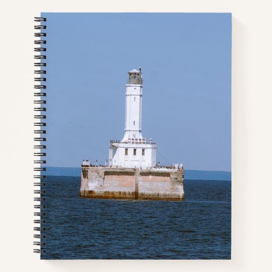 Grays Reef Light Notebook Notizblock (Vorderseite)