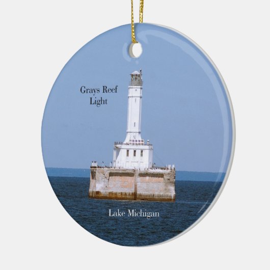 Grays Reef Light Ornament (Links)
