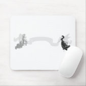 Grayscale Angels Marquee Banner Mousepad (Mit Mouse)