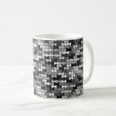 Grayscale Bowties 11oz Tasse (VorderseiteRechts)